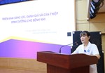 Hội thảo khoa học triển khai form sàng lọc dinh dưỡng mới cho trẻ nội trú & ngoại trú tại bệnh viện nhi hải phòng