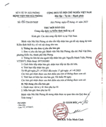 Thông báo số 486