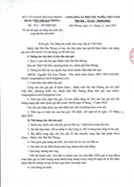 Thư mời báo giá số 518