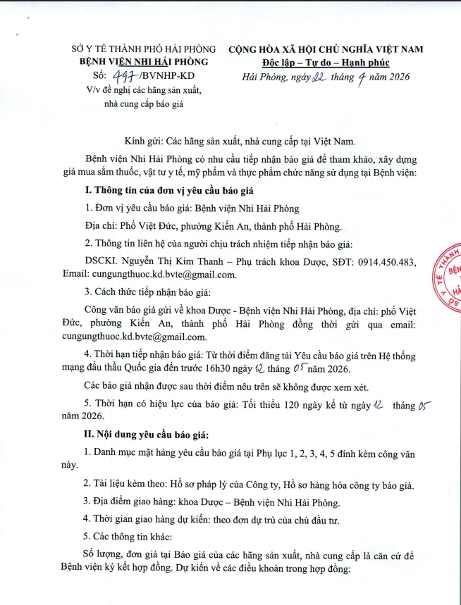 Thông báo số 497