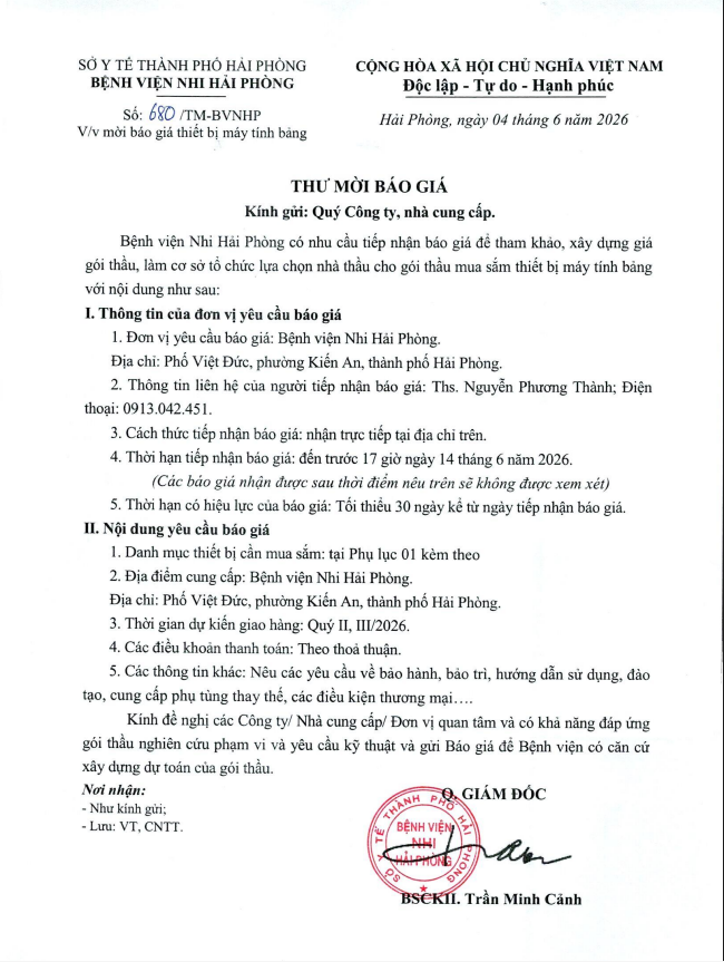 Thông báo