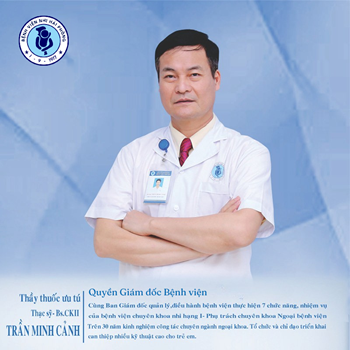 Thạc sĩ - BSCK II Trần Minh Cảnh
