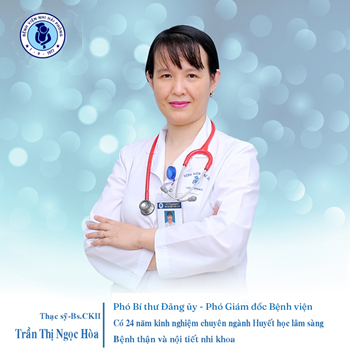 Thạc sĩ - BSCK II Trần Thị Ngọc Hòa
