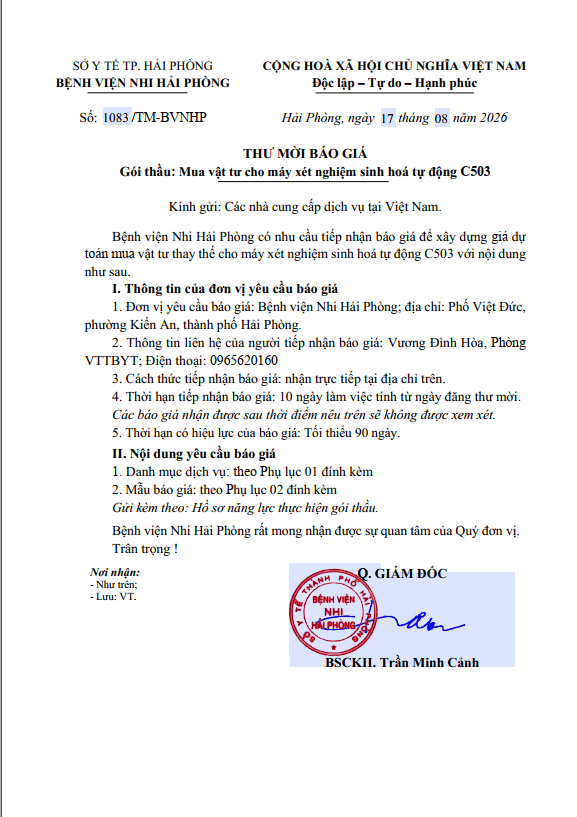 Thông báo