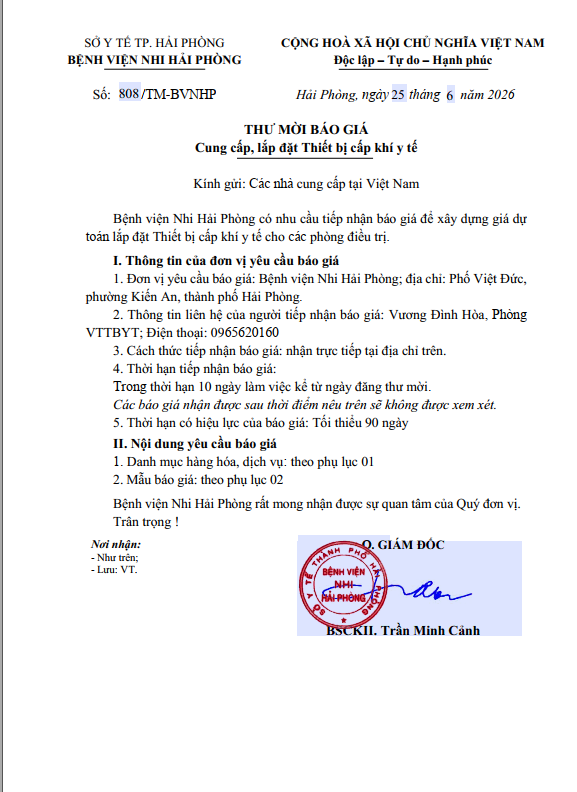 Thư mời 808